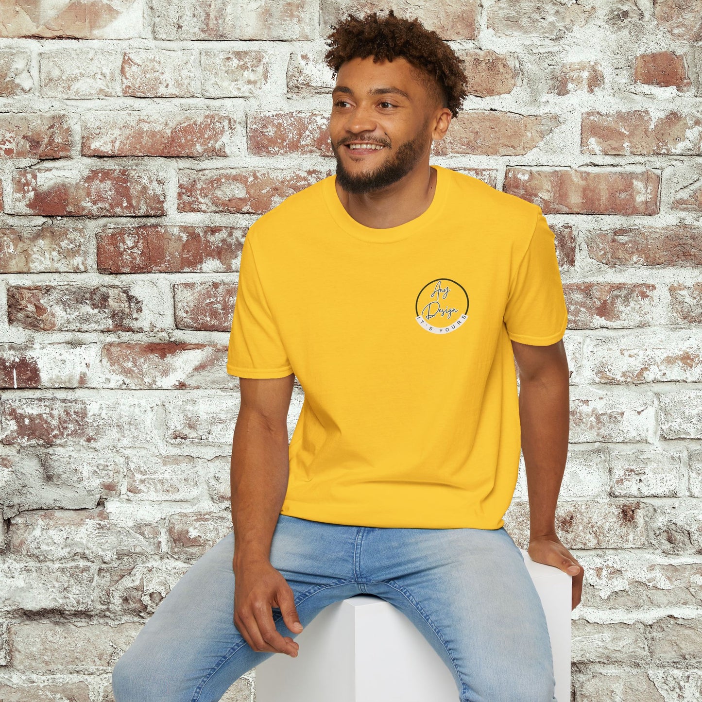 Two Areas- Personalized Unisex Softstyle T-Shirt