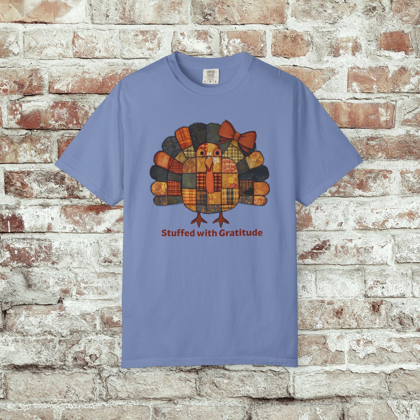 Thanksgiving Turkey Patchwork Unisex T-shirt