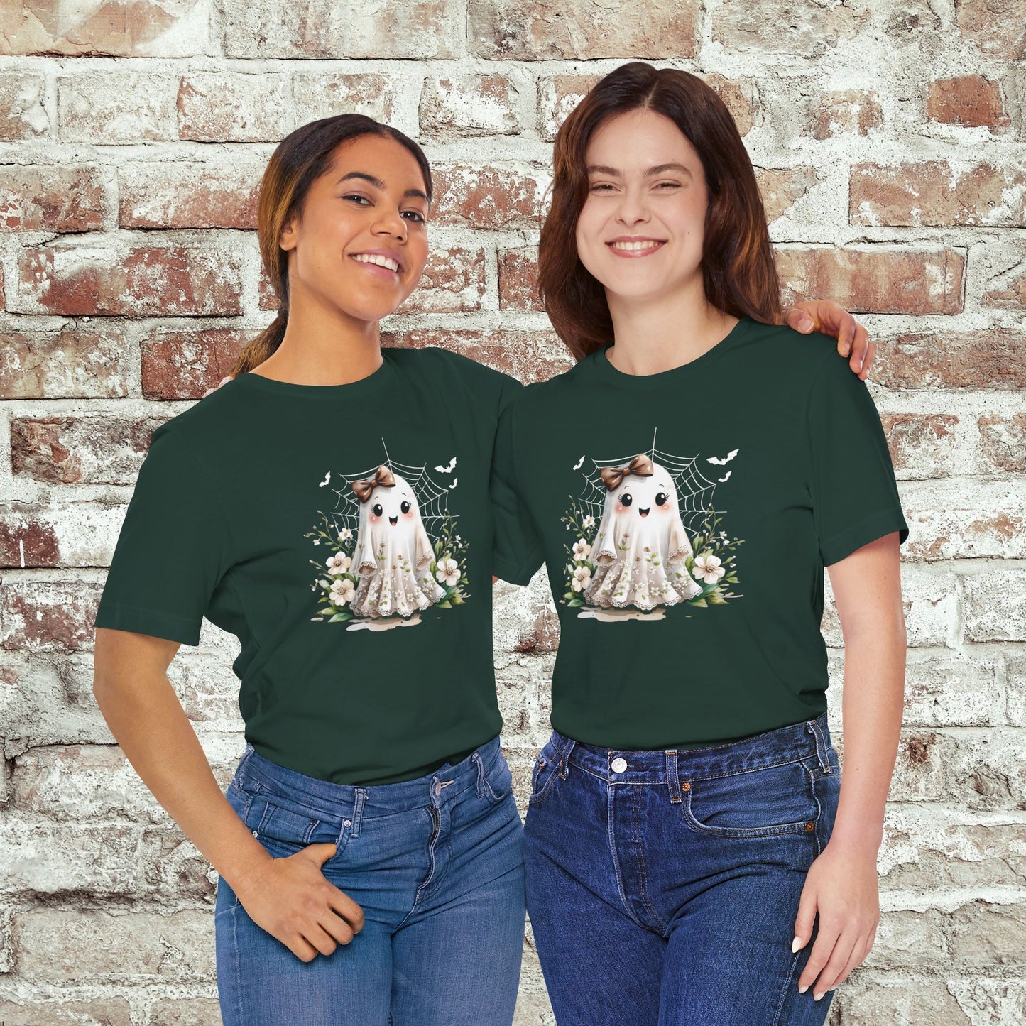 Sweet Spooky Ghost Floral Tee