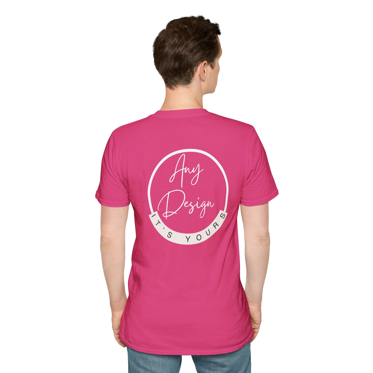 Personalizable Unisex Softstyle T-Shirt- Back Print Only!