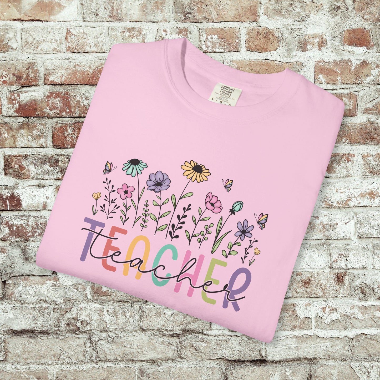 Wildflower Teacher Comfort Colors T-Shirt