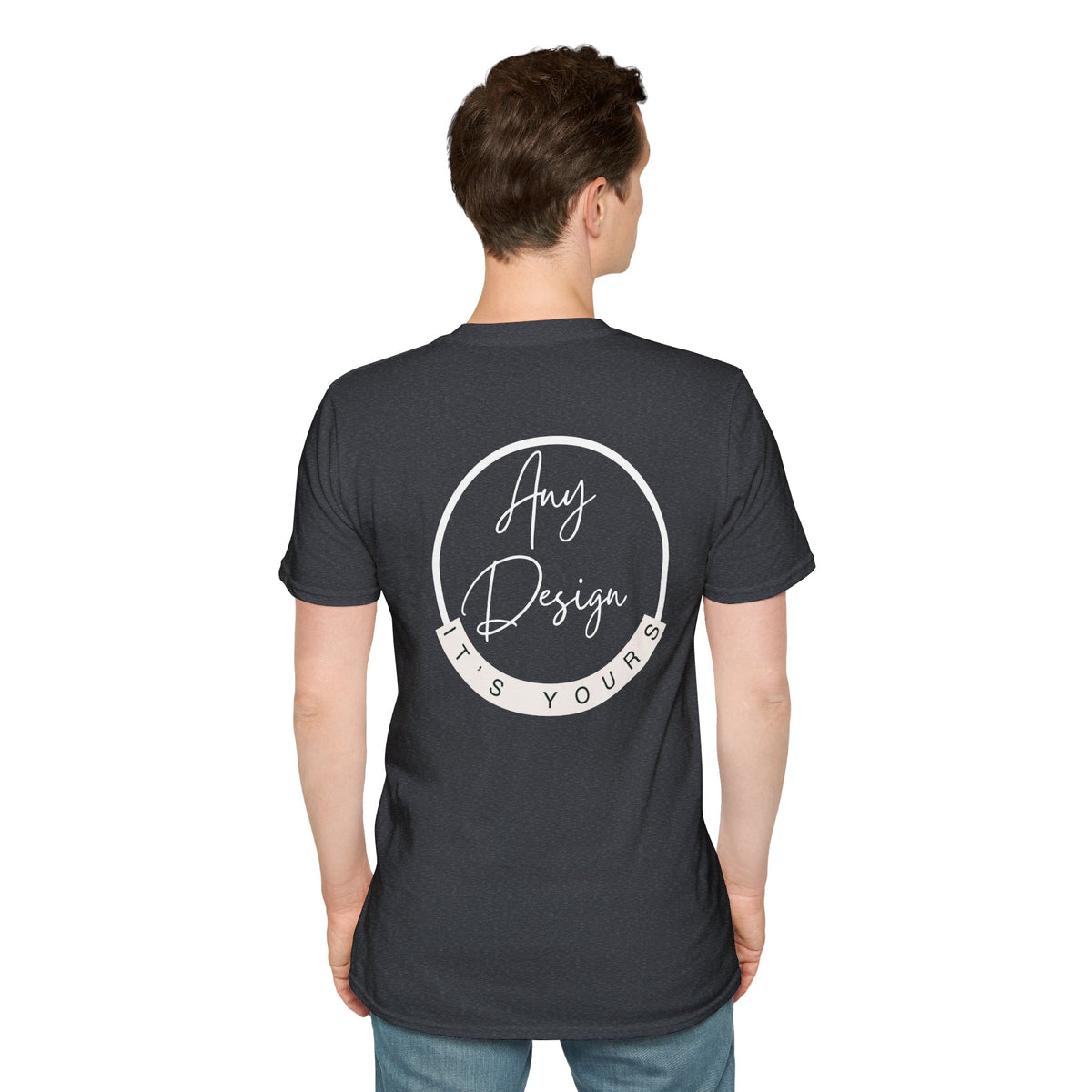 Personalizable Unisex Softstyle T-Shirt- Back Print Only!