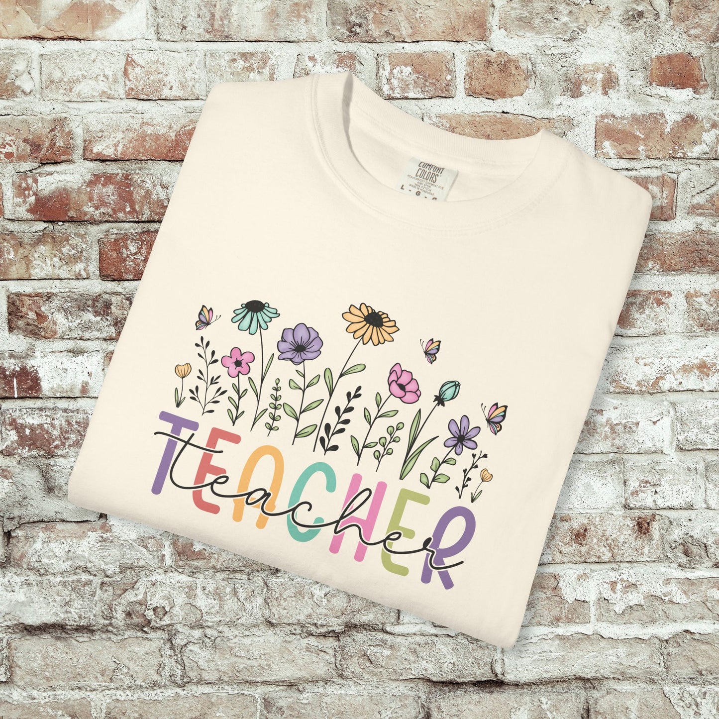 Wildflower Teacher Comfort Colors T-Shirt