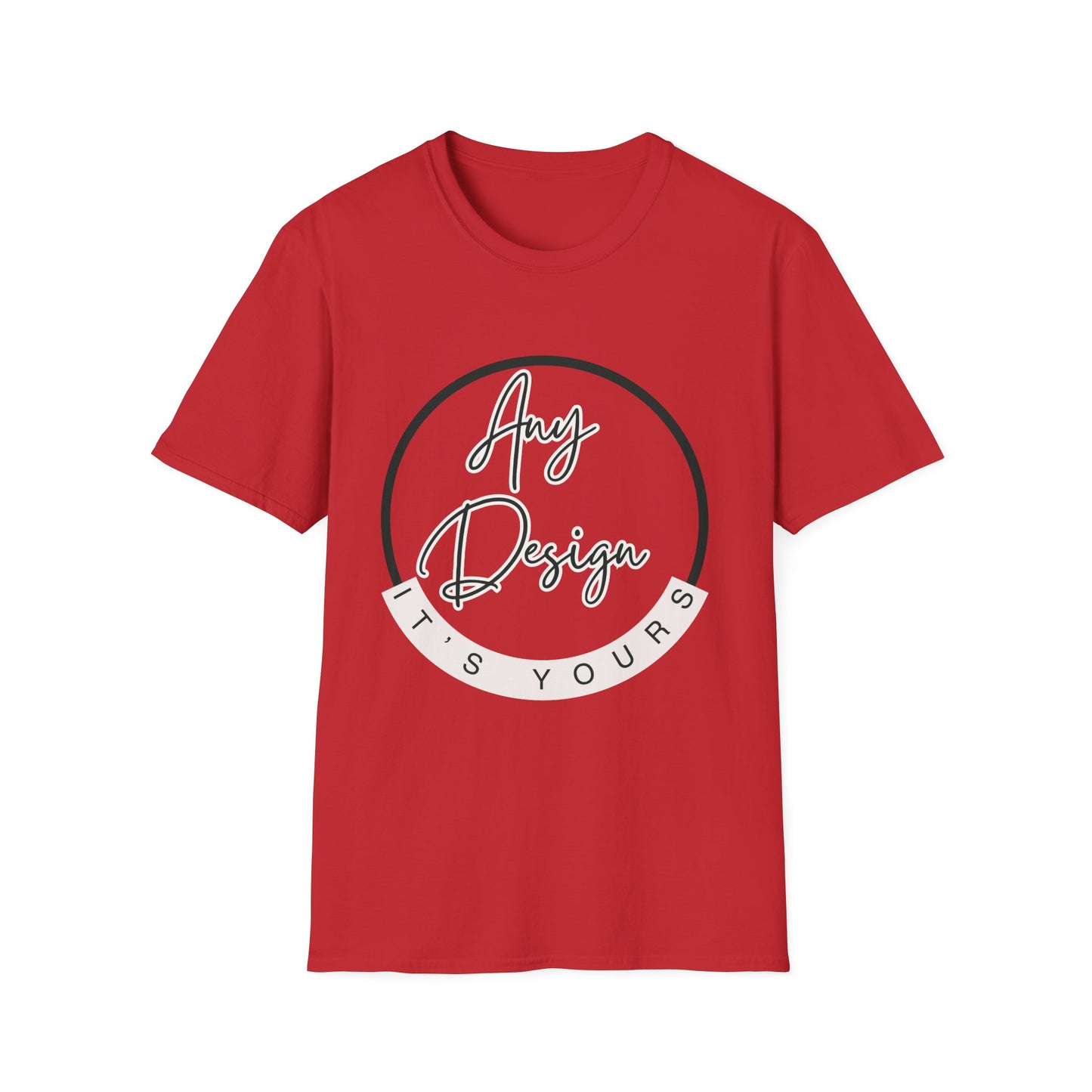 Customizable Unisex Soft-Style Graphic T-Shirt