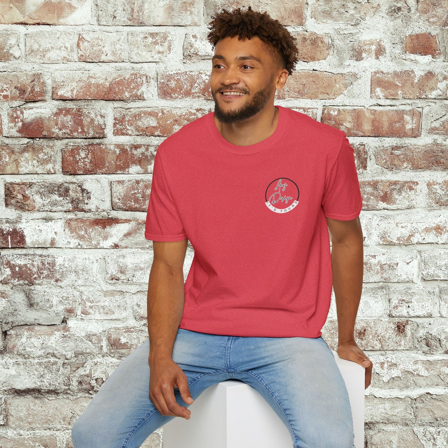 Two Areas- Personalized Unisex Softstyle T-Shirt