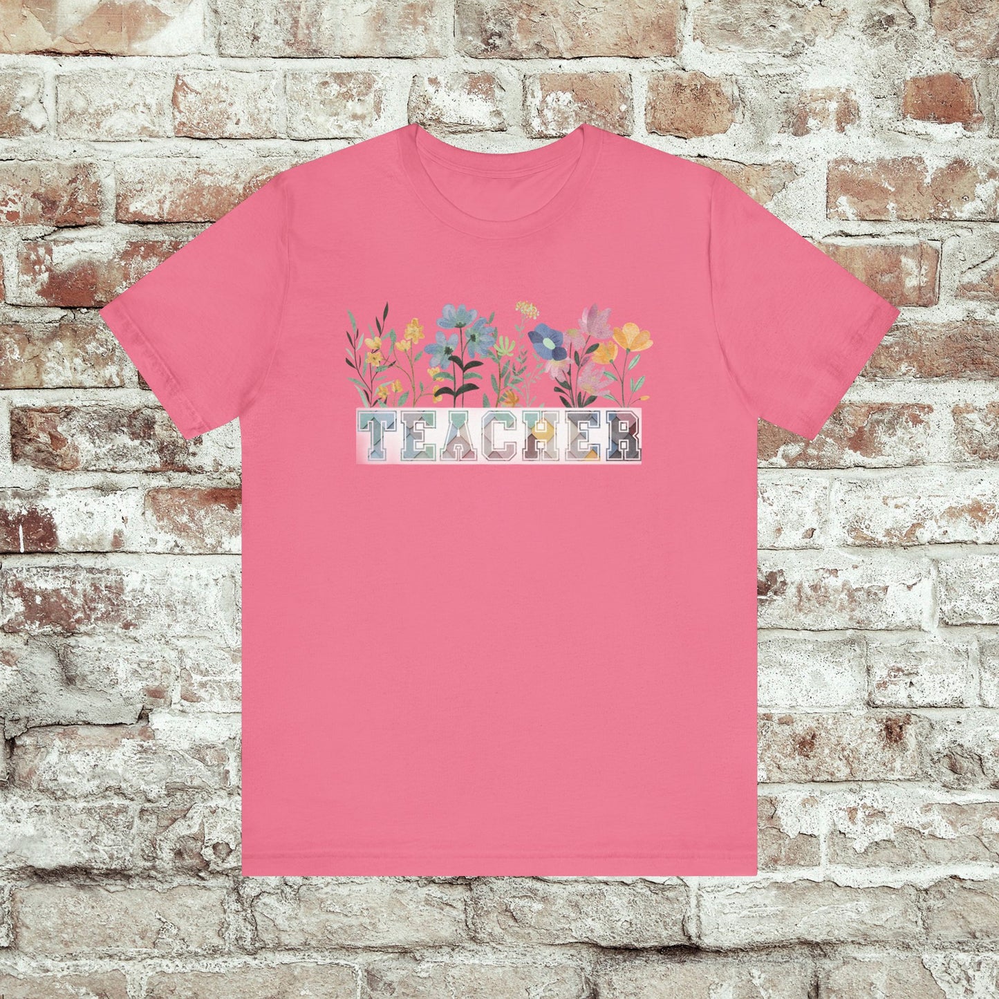 Floral Unisex Soft-Style Teacher Appreciation Tee