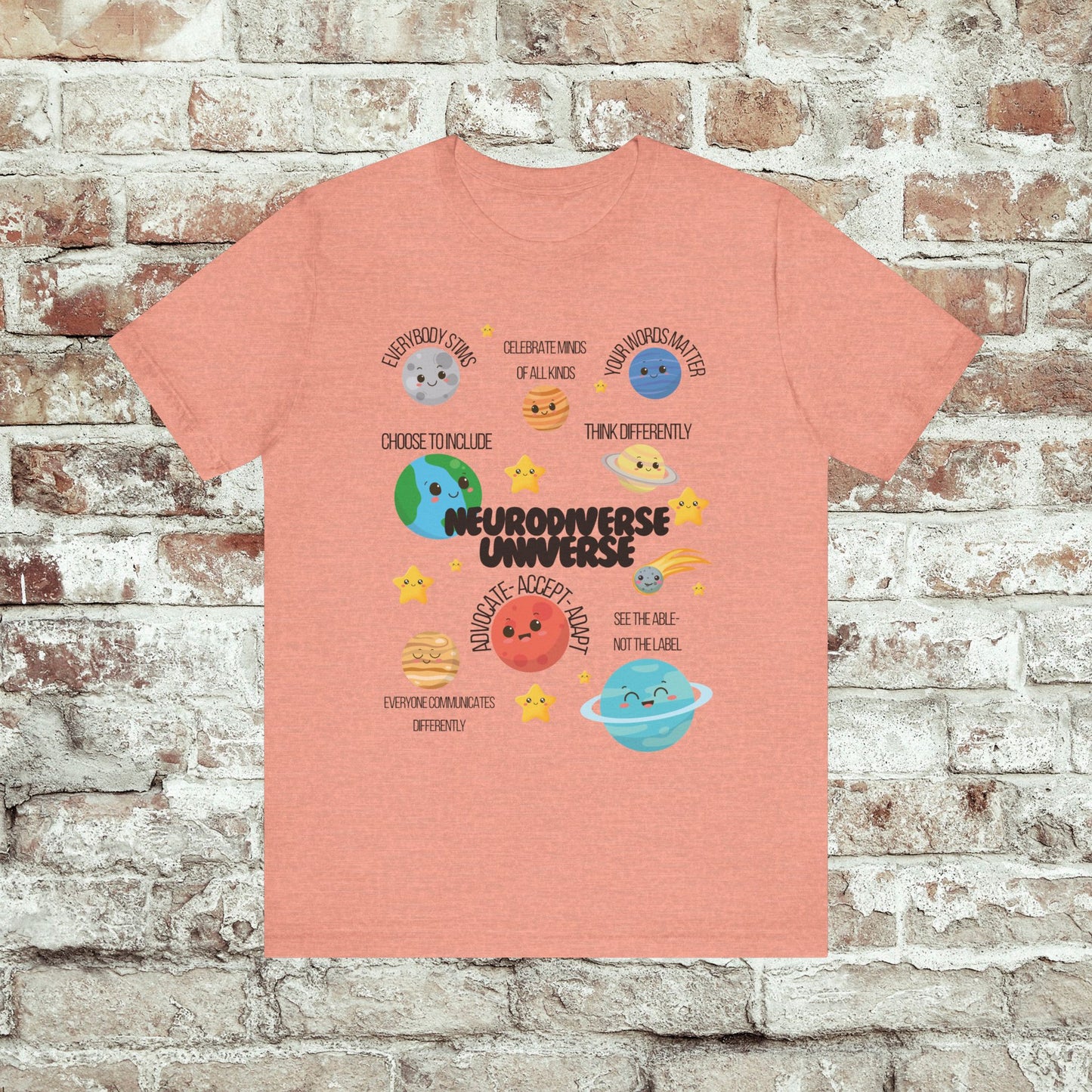 Neurodiverse Universe Shirt | Autism Acceptance Shirt | Mental Health Awareness | Choose to Include Tee