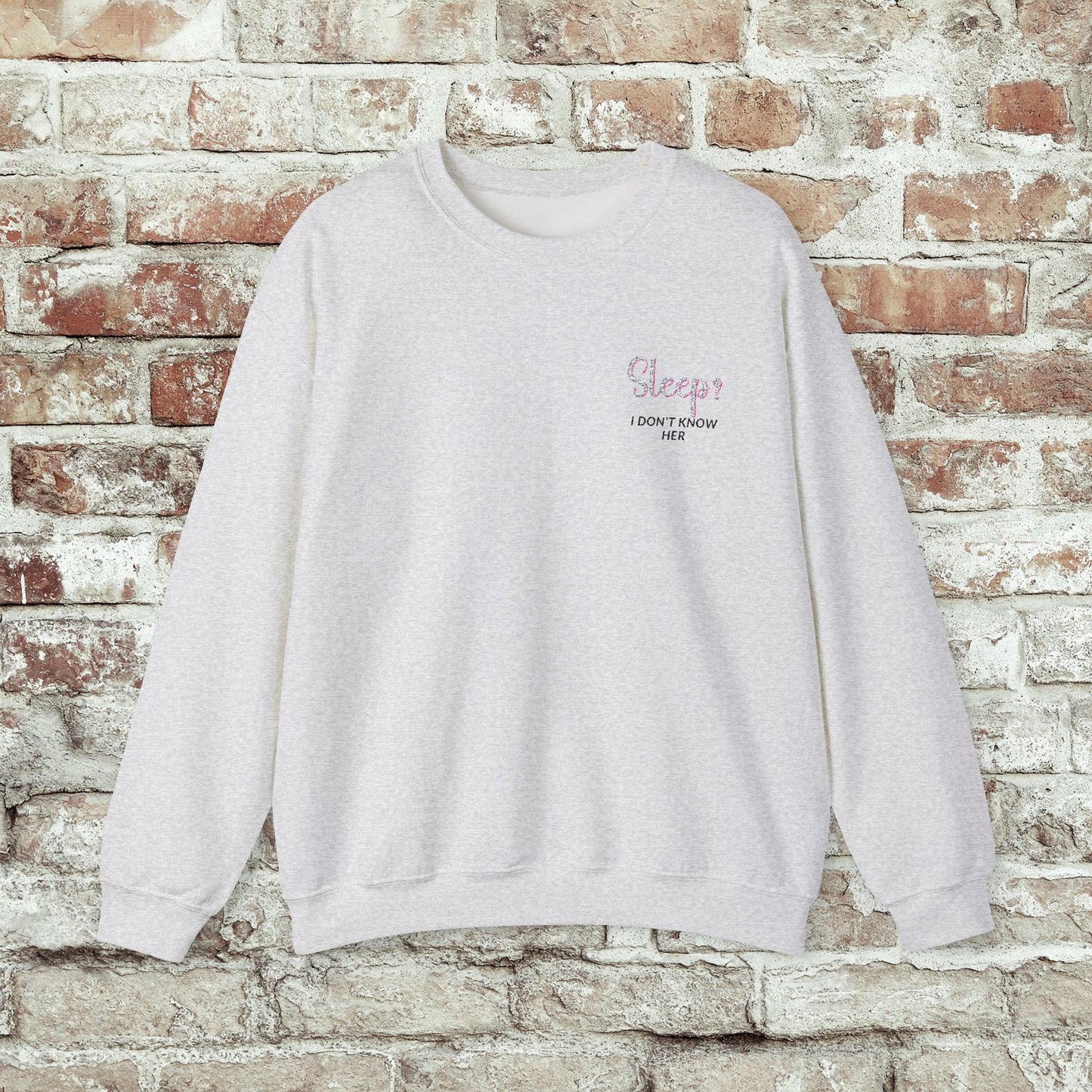 Embroidered Funny Tired Mom Sweatshirt