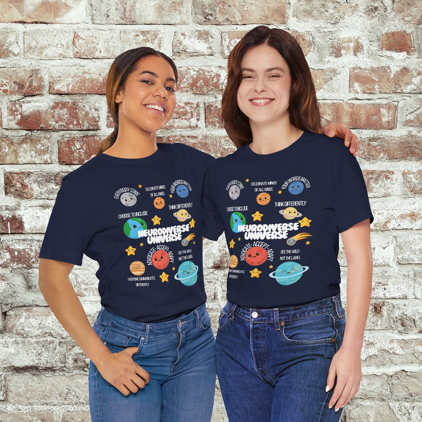 Neurodiverse Universe Shirt | Autism Acceptance Shirt | Mental Health Awareness | Choose to Include Tee
