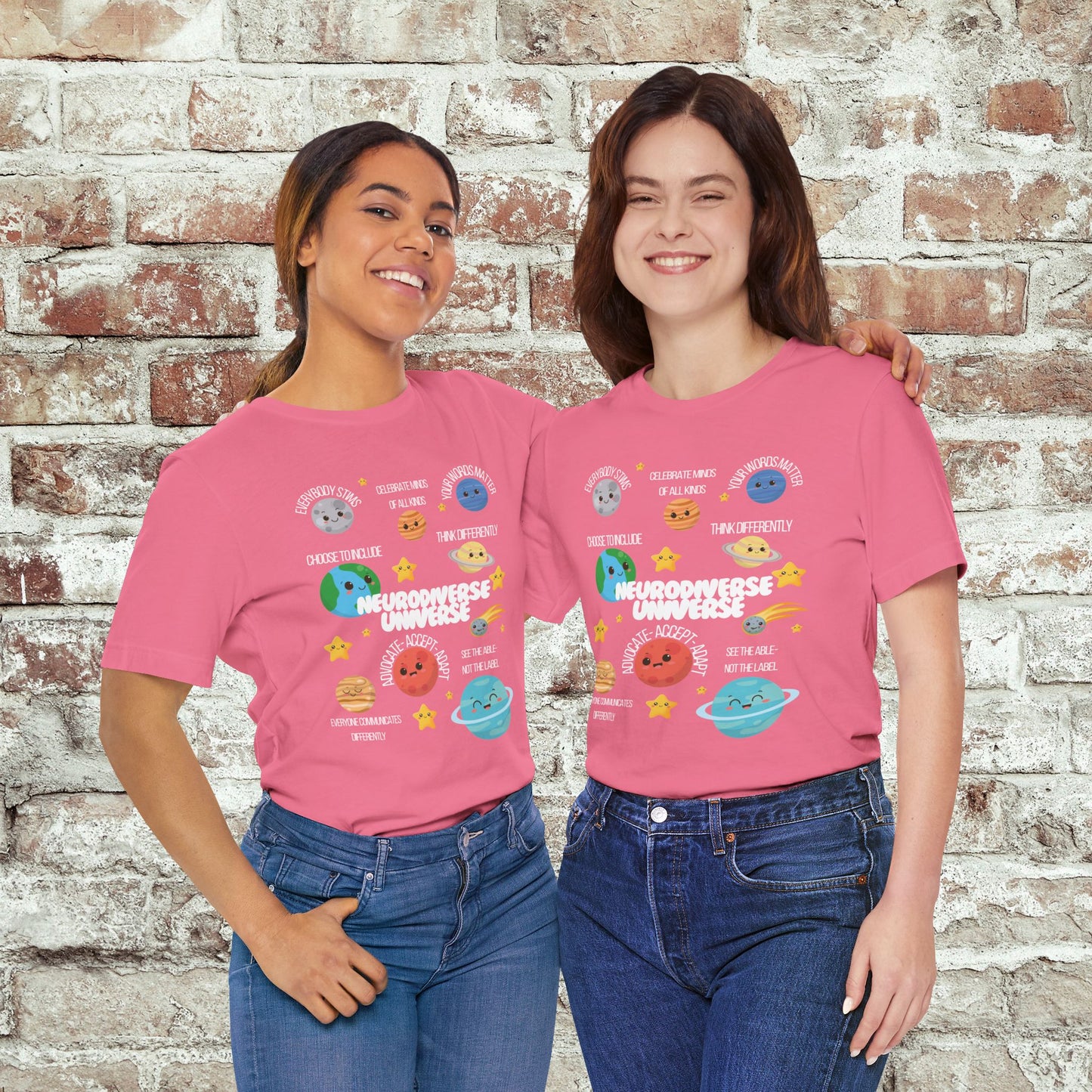 Neurodiverse Universe Shirt | Autism Acceptance Shirt | Mental Health Awareness | Choose to Include Tee