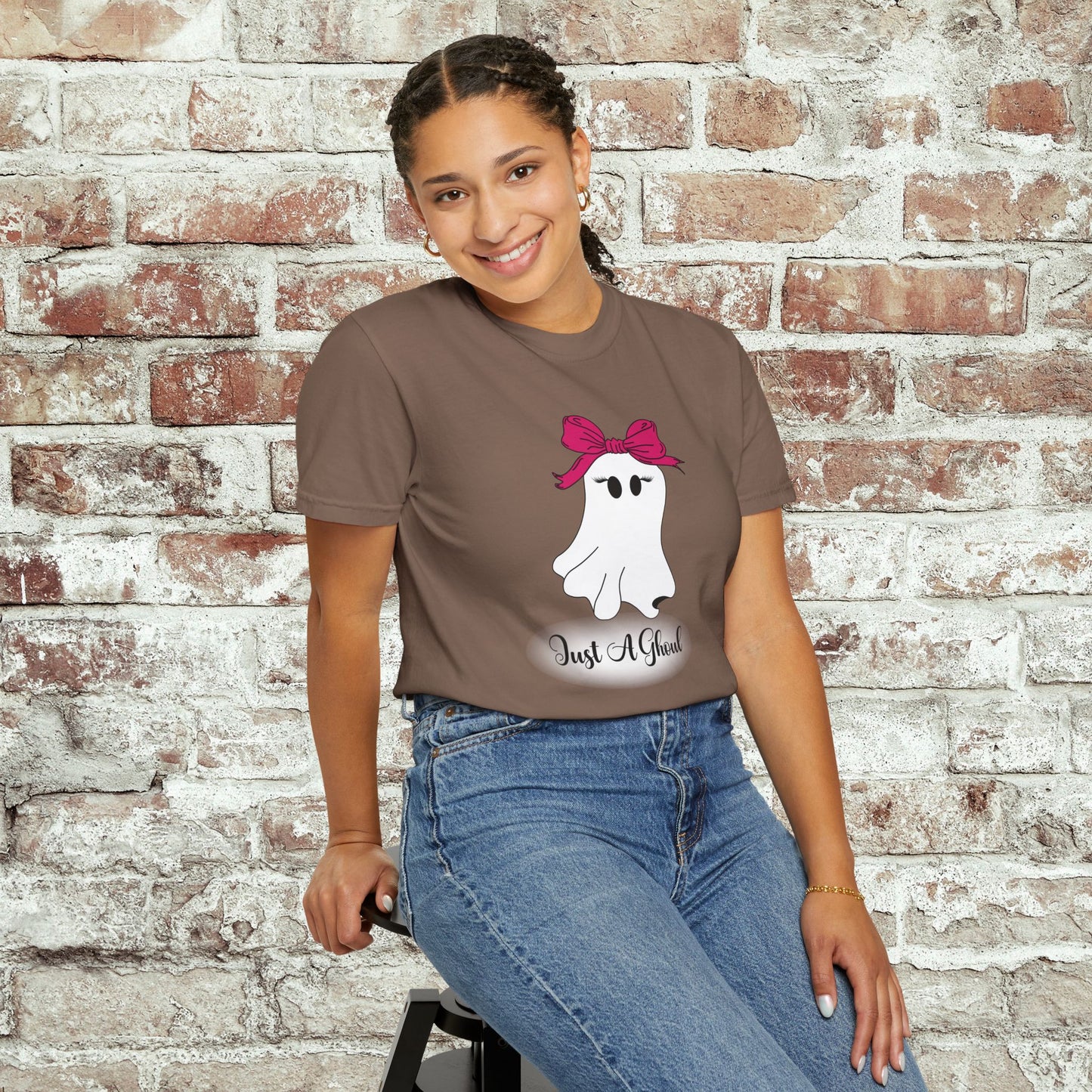Just A Ghoul Comfort Colors Shirt