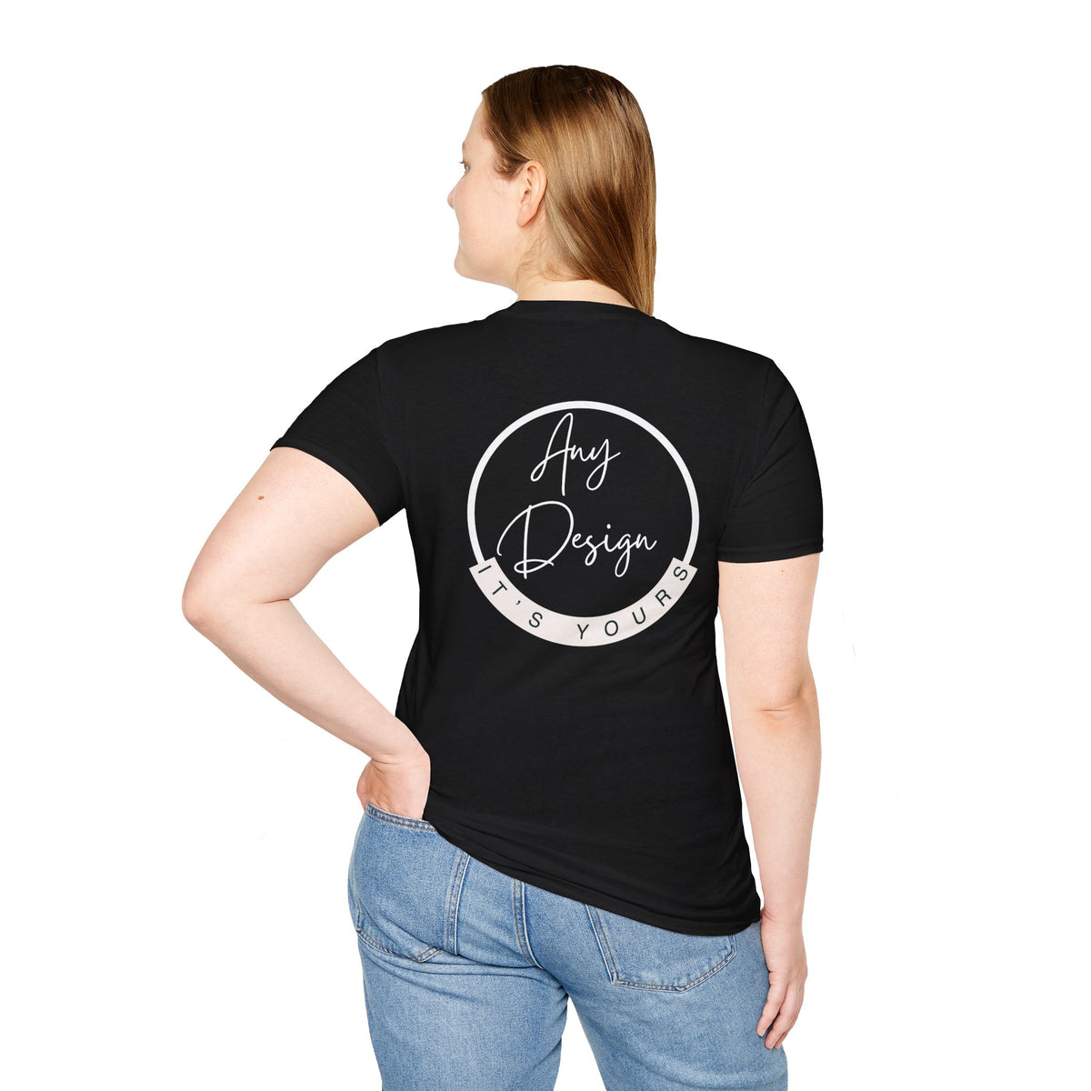Personalizable Unisex Softstyle T-Shirt- Back Print Only!