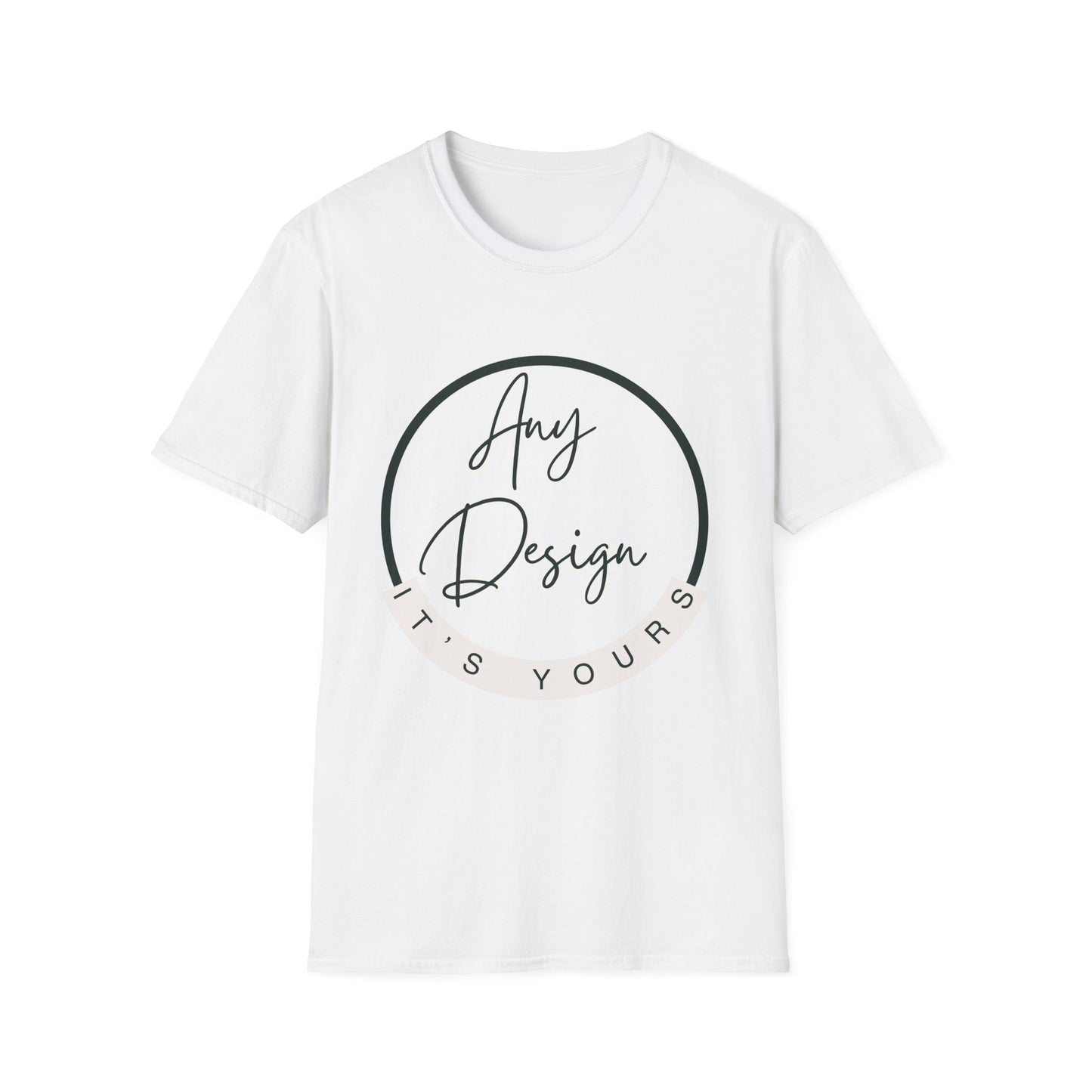 Customizable Unisex Soft-Style Graphic T-Shirt