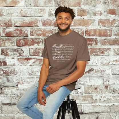 Note to Self Unisex T-Shirt - Motivational Quote Tee, Mental Health Reminder Shirt