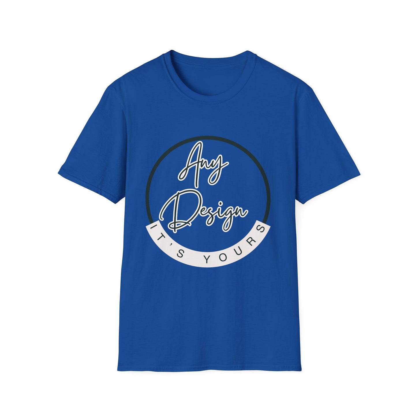 Customizable Unisex Soft-Style Graphic T-Shirt