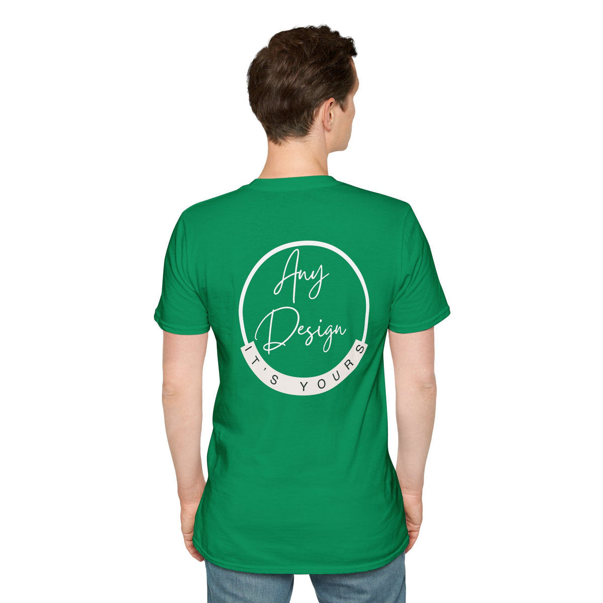 Personalizable Unisex Softstyle T-Shirt- Back Print Only!