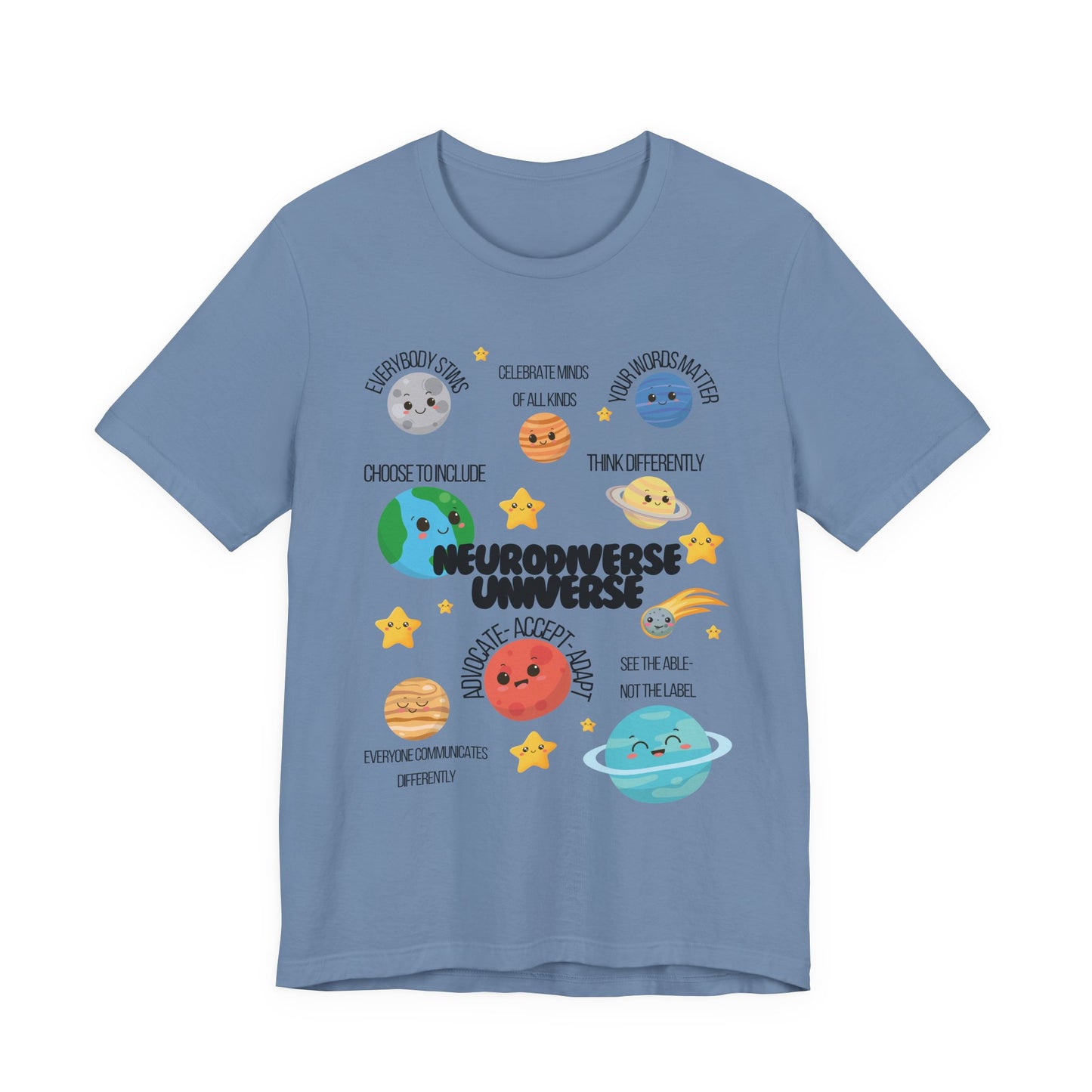 Neurodiverse Universe Shirt | Autism Acceptance Shirt | Mental Health Awareness | Choose to Include Tee