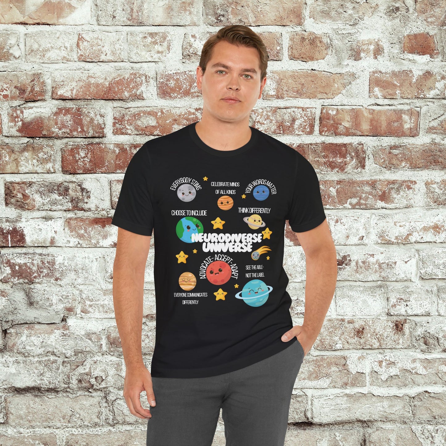 Neurodiverse Universe Shirt | Autism Acceptance Shirt | Mental Health Awareness | Choose to Include Tee