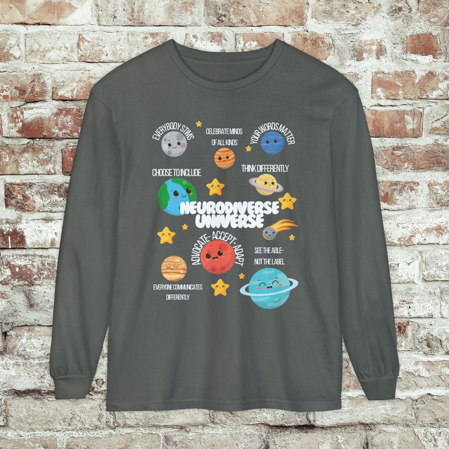 Neurodiverse Universe Long Sleeve Tee