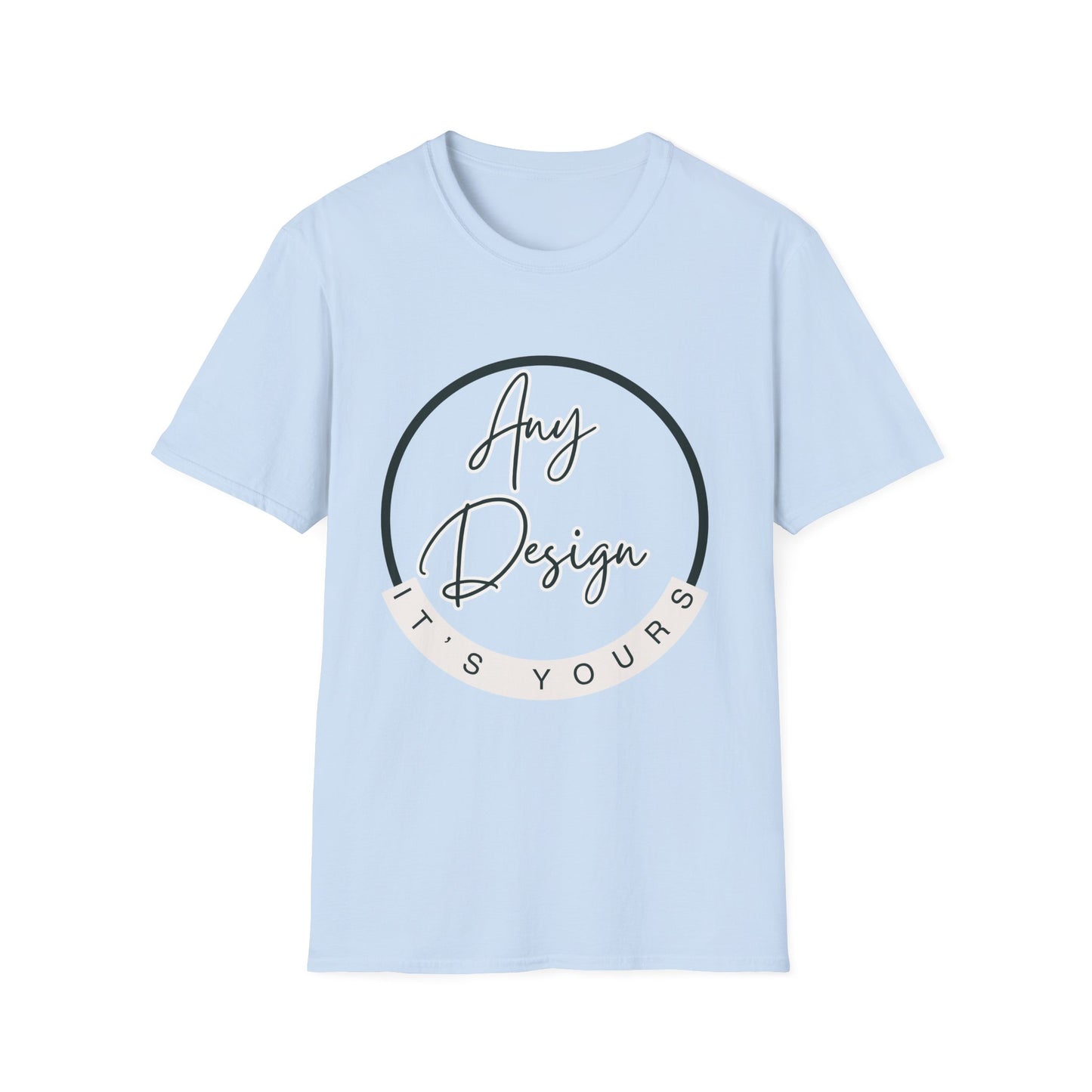 Customizable Unisex Soft-Style Graphic T-Shirt