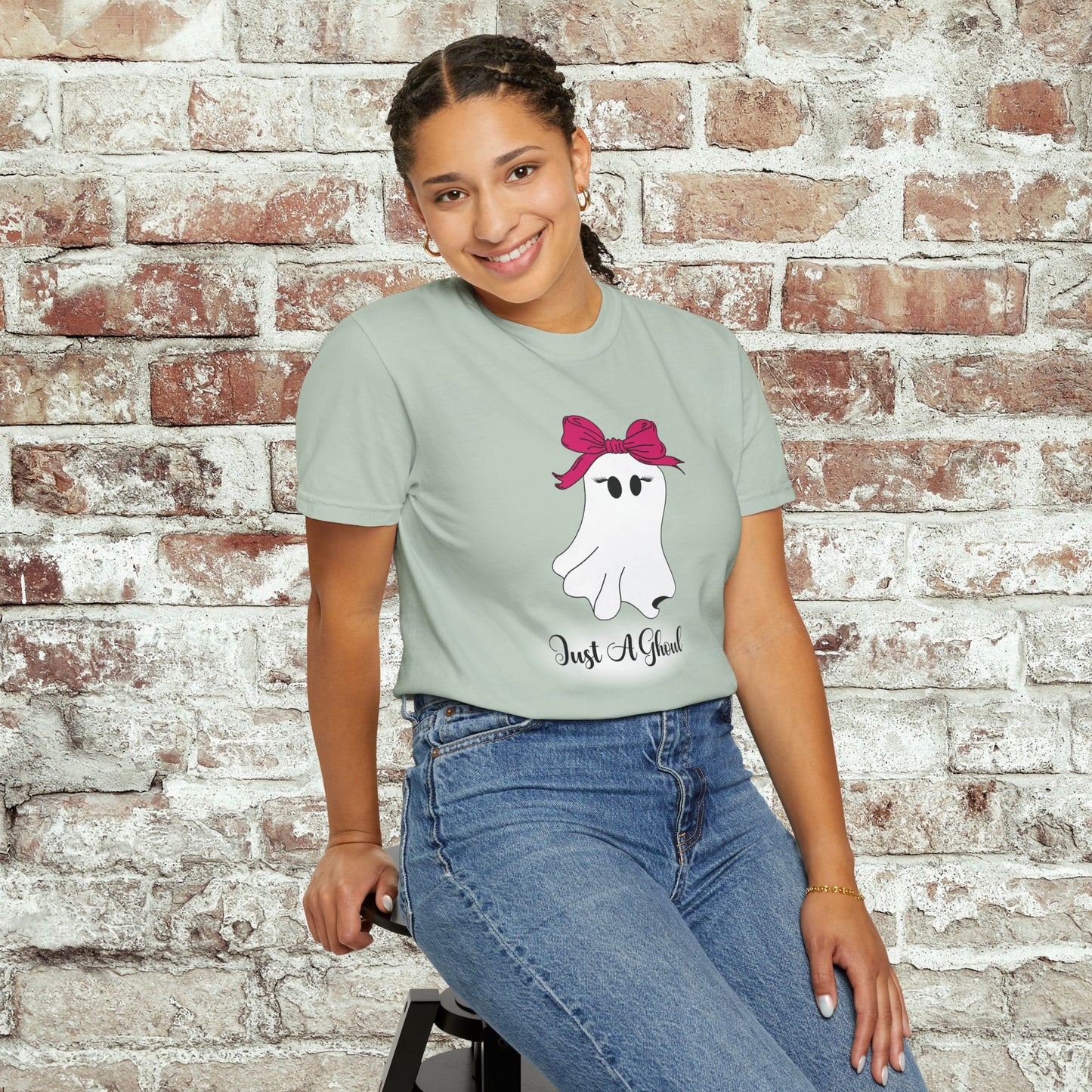 Just A Ghoul Comfort Colors Shirt