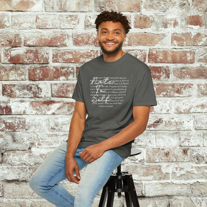 Note to Self Unisex T-Shirt - Motivational Quote Tee, Mental Health Reminder Shirt