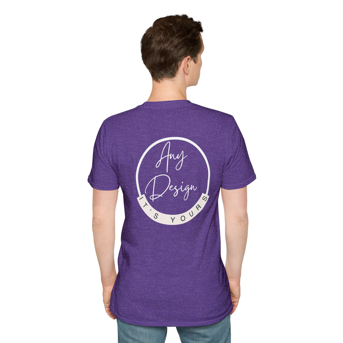 Personalizable Unisex Softstyle T-Shirt- Back Print Only!