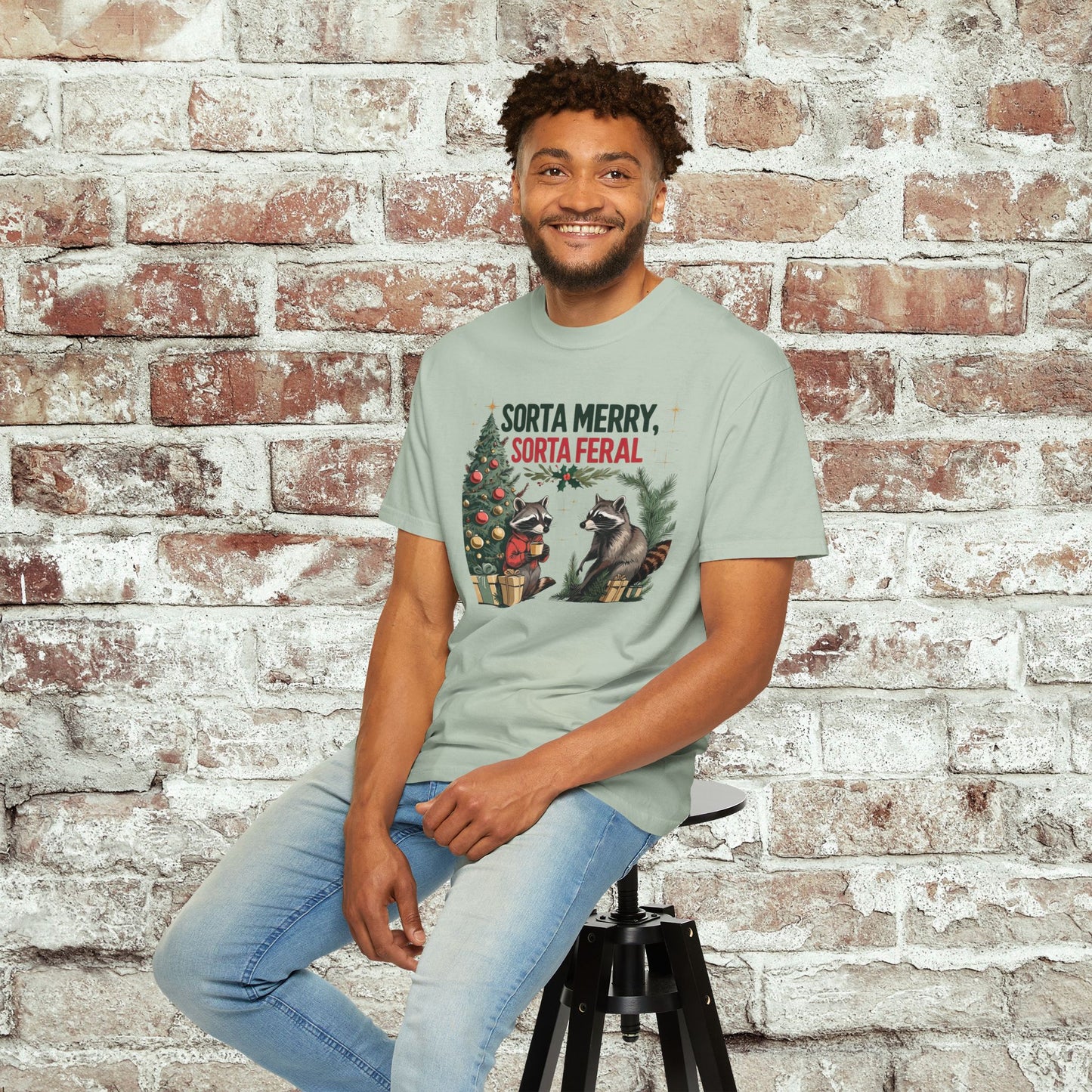 Sorta Merry, Sorta Feral Unisex T-Shirt