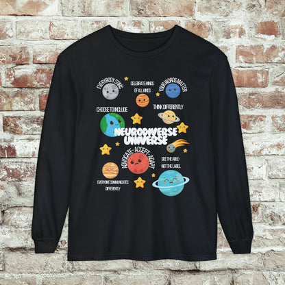 Neurodiverse Universe Long Sleeve Tee