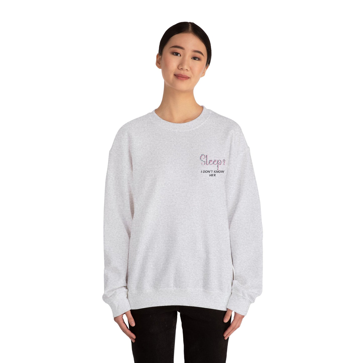 Embroidered Funny Tired Mom Sweatshirt