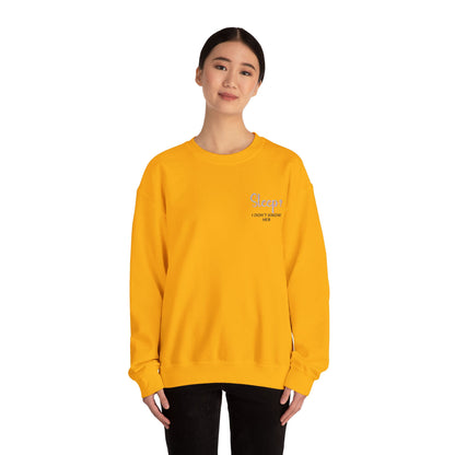 Embroidered Funny Tired Mom Sweatshirt