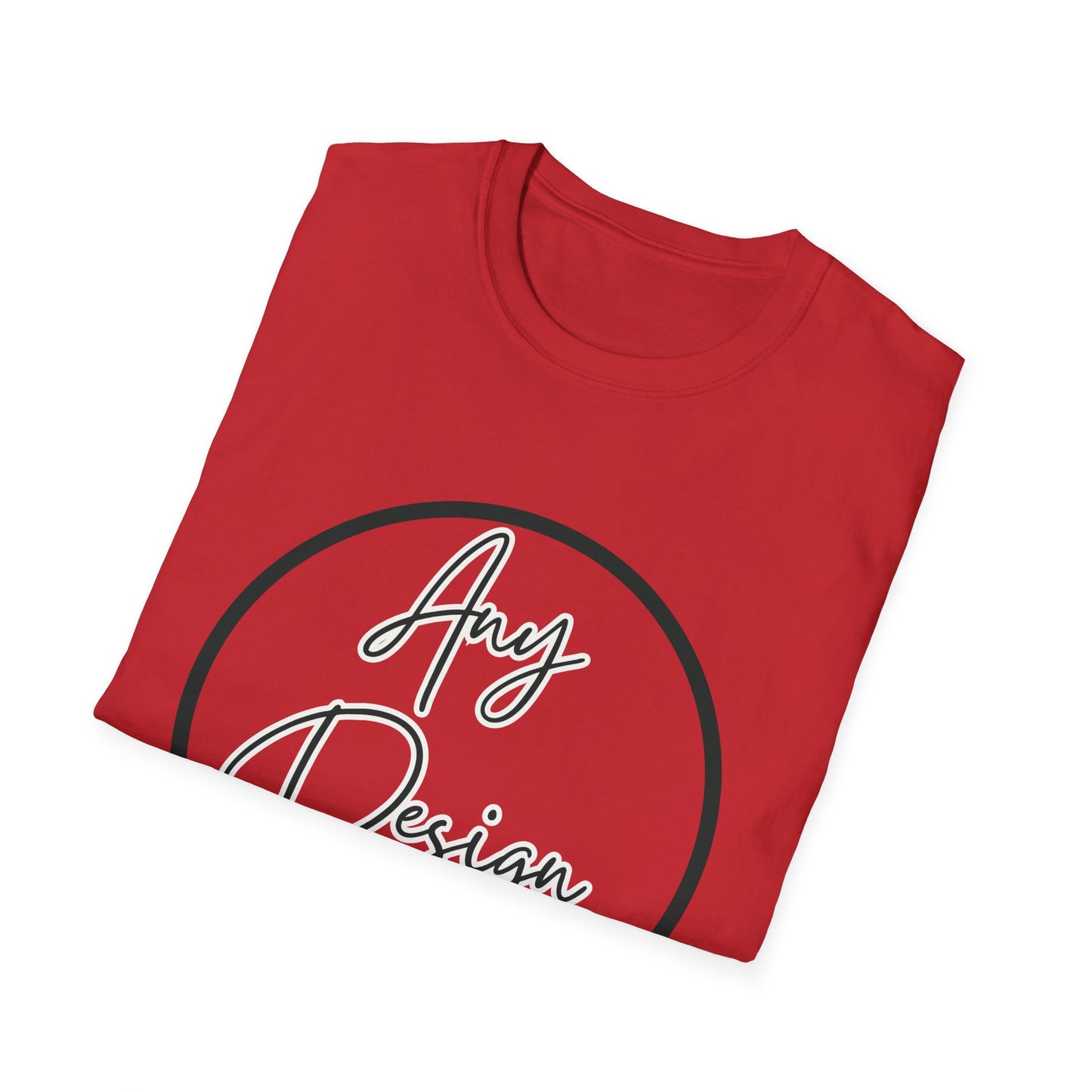 Customizable Unisex Soft-Style Graphic T-Shirt