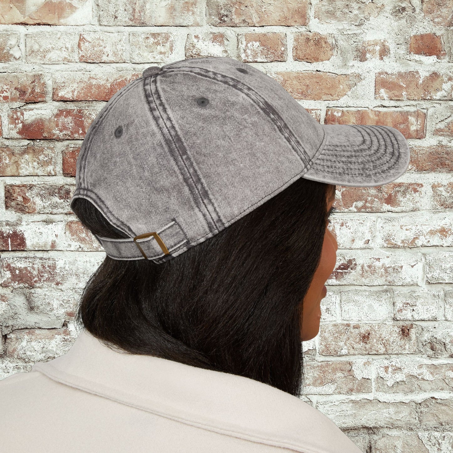 Probably Late Embroidered Distressed Hat