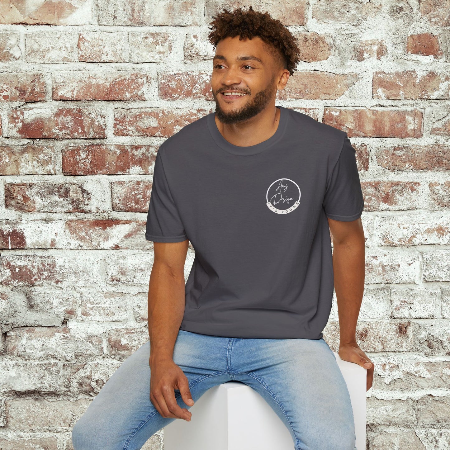 Two Areas- Personalized Unisex Softstyle T-Shirt
