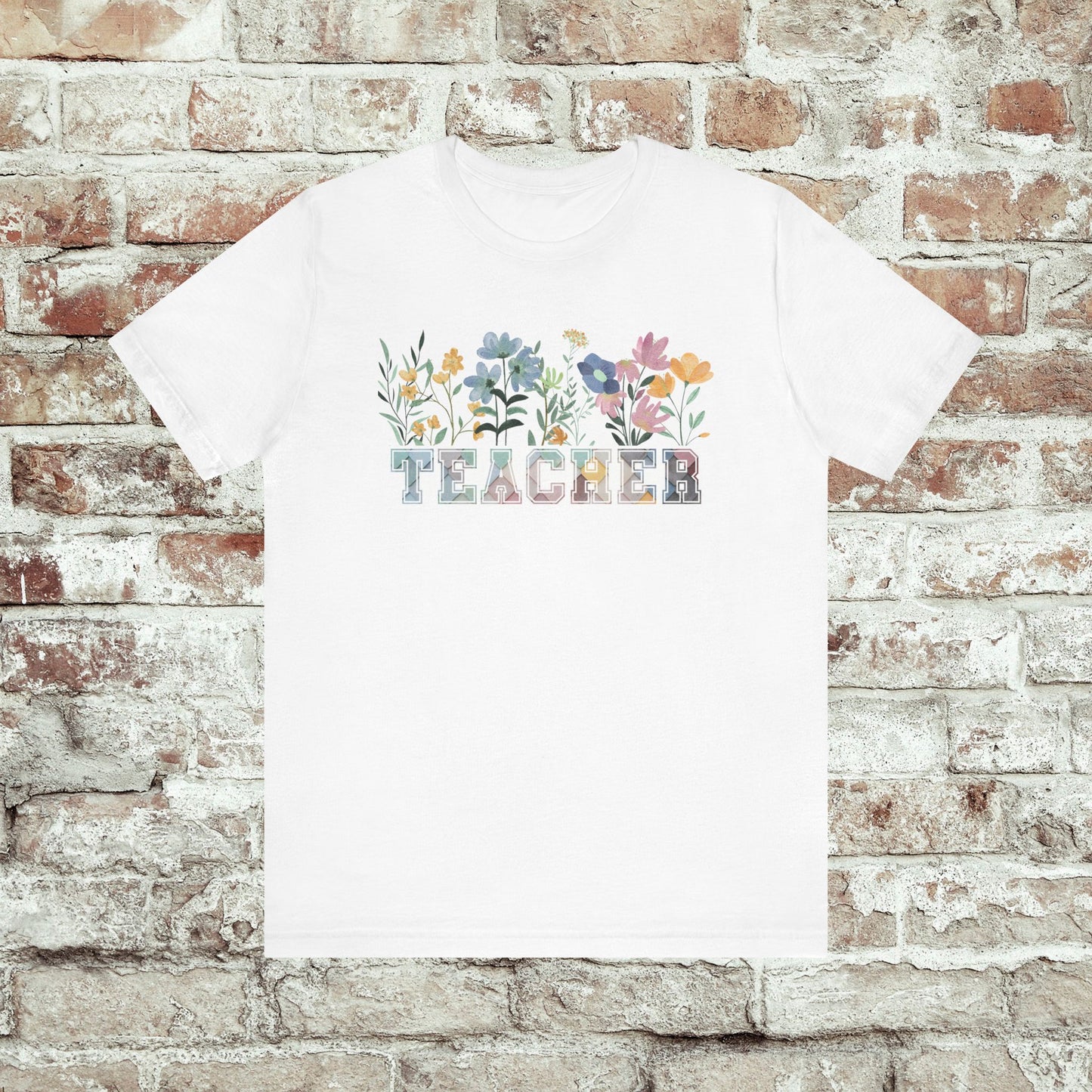 Floral Unisex Soft-Style Teacher Appreciation Tee