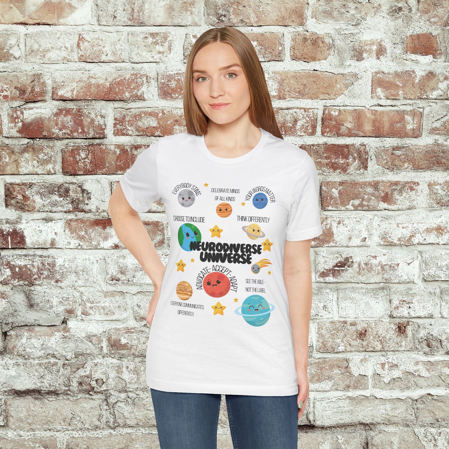 Neurodiverse Universe Shirt | Autism Acceptance Shirt | Mental Health Awareness | Choose to Include Tee