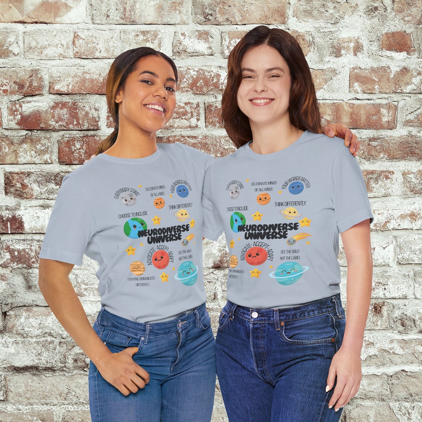 Neurodiverse Universe Shirt | Autism Acceptance Shirt | Mental Health Awareness | Choose to Include Tee