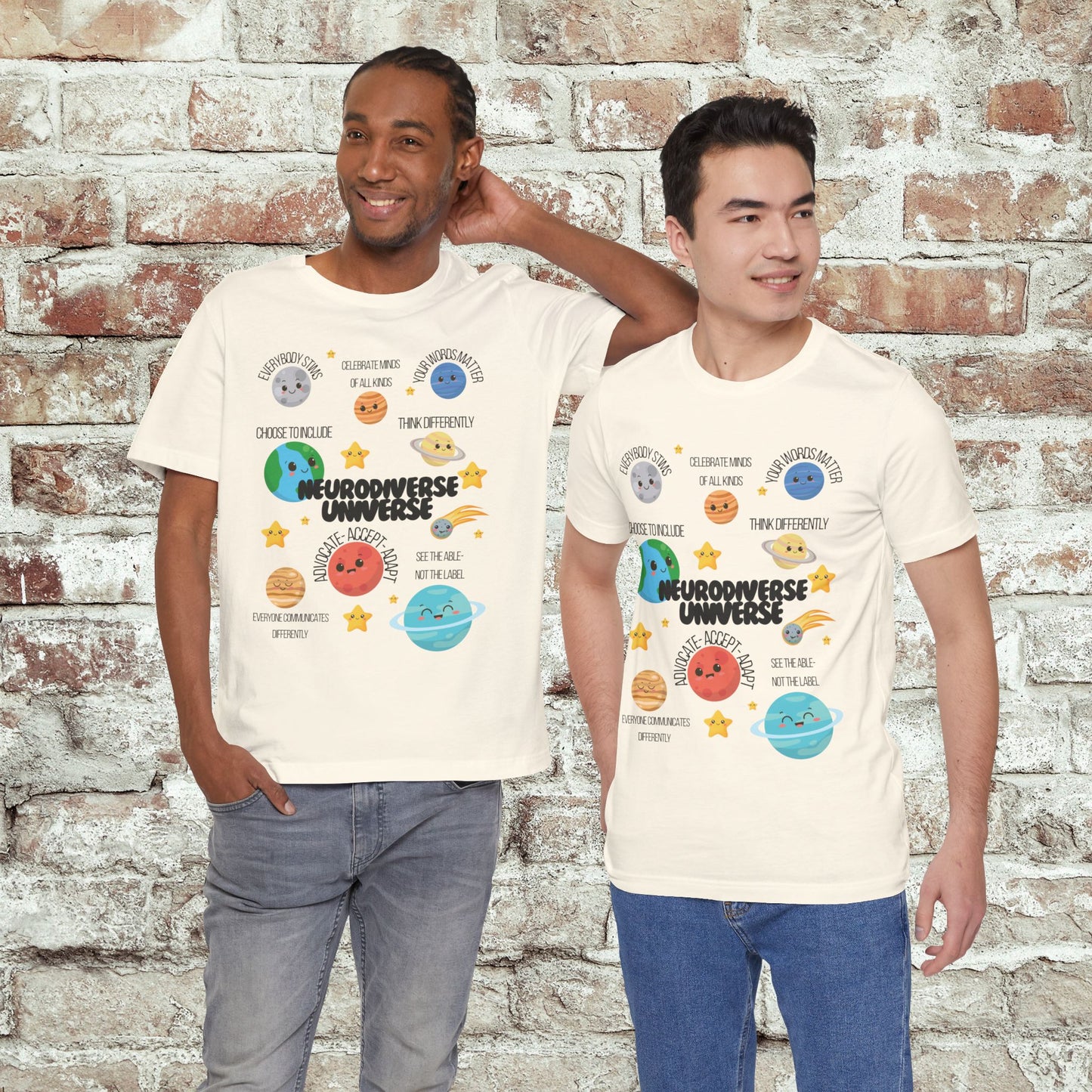 Neurodiverse Universe Shirt | Autism Acceptance Shirt | Mental Health Awareness | Choose to Include Tee
