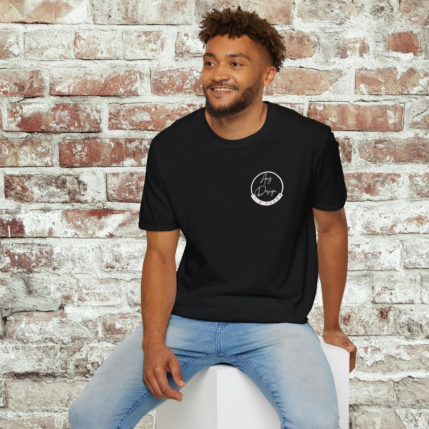 Two Areas- Personalized Unisex Softstyle T-Shirt