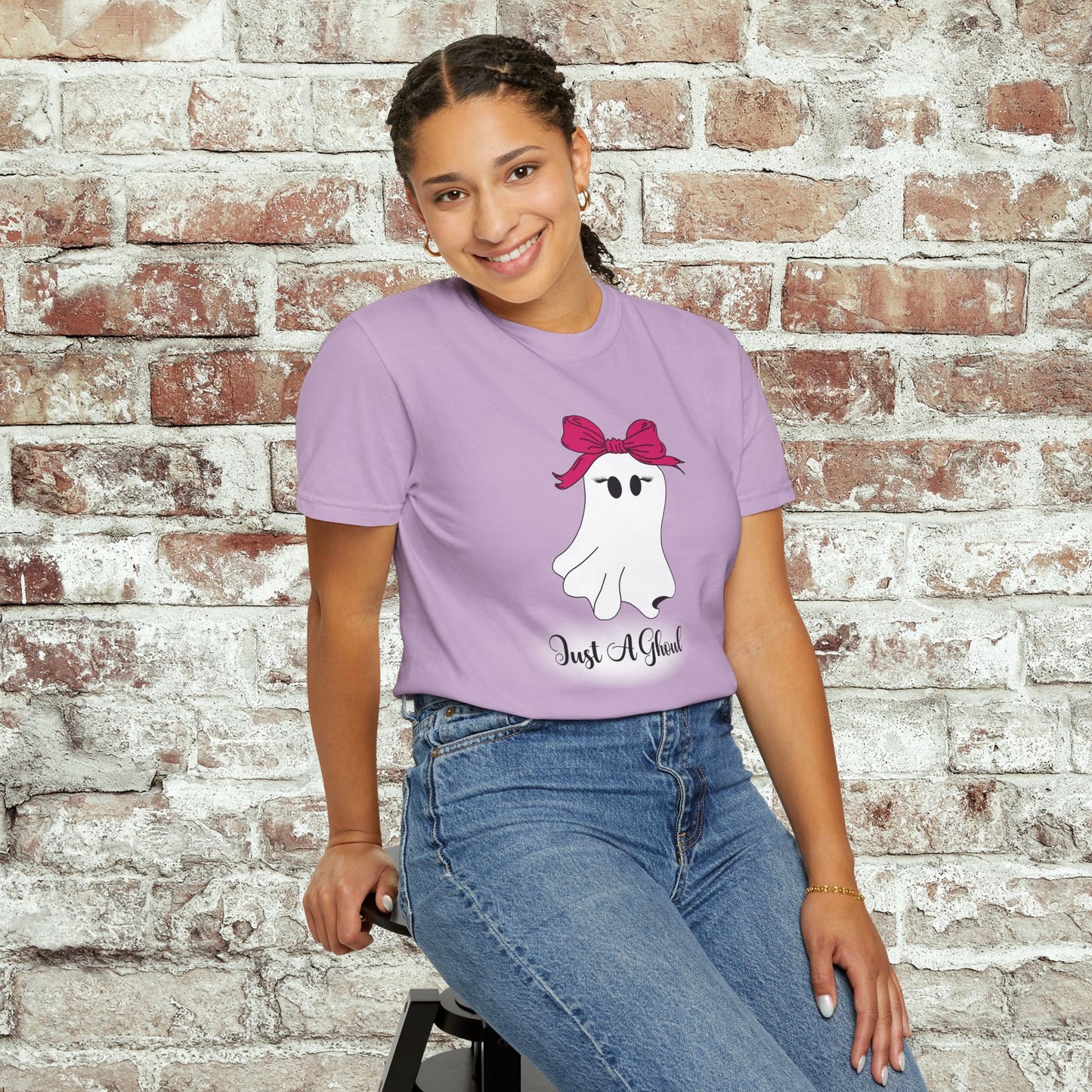 Just A Ghoul Comfort Colors Shirt