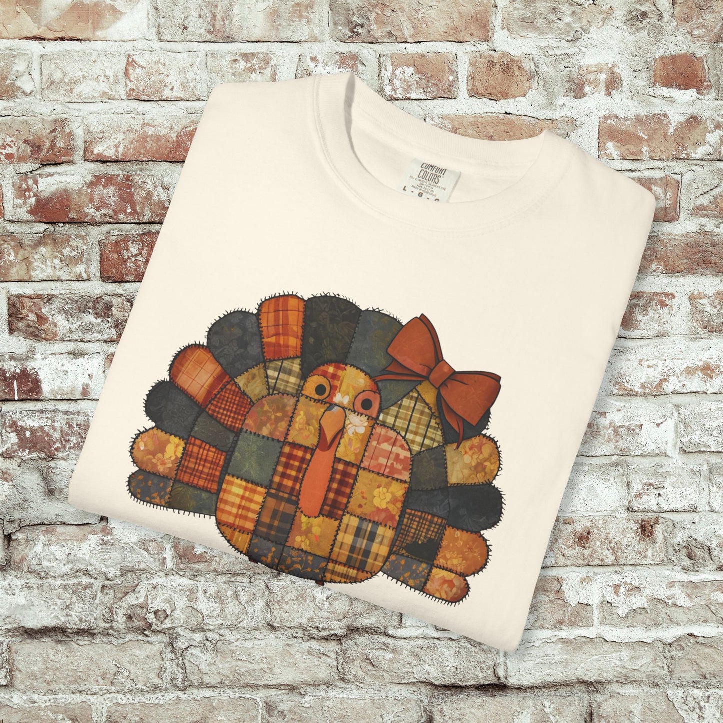 Thanksgiving Turkey Patchwork Unisex T-shirt