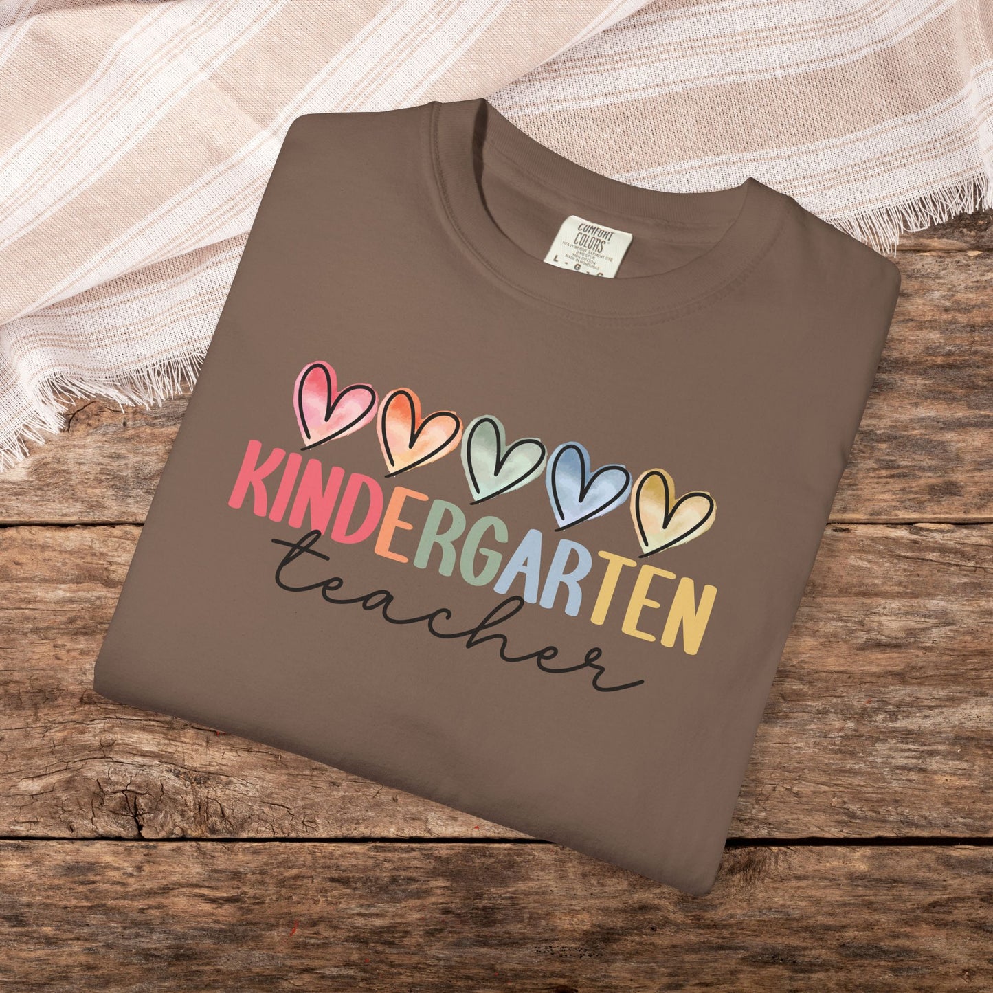 Kindergarten Teacher Comfort Colors Unisex Shirt
