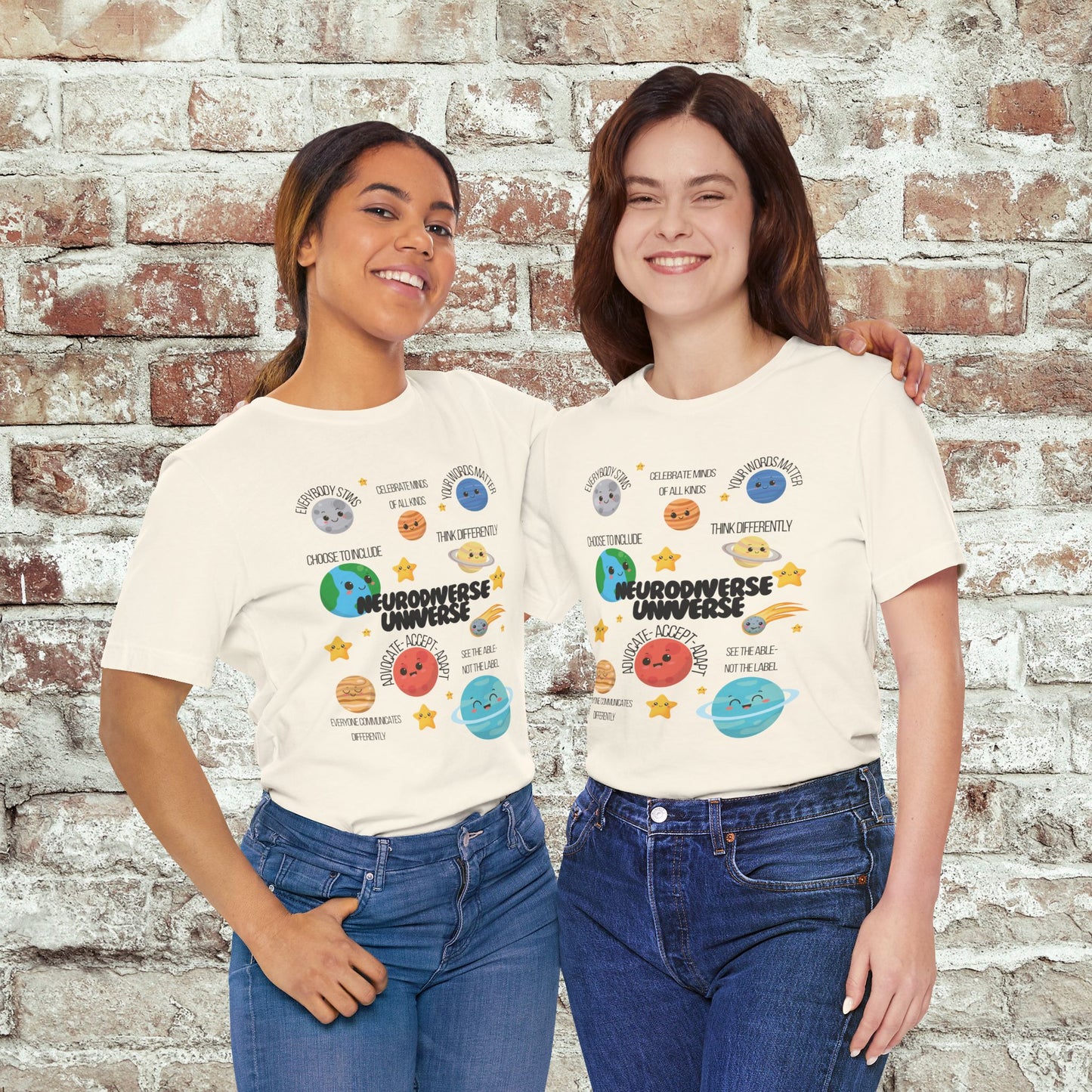 Neurodiverse Universe Shirt | Autism Acceptance Shirt | Mental Health Awareness | Choose to Include Tee