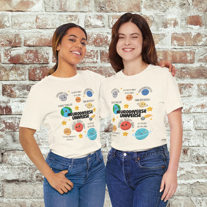 Neurodiverse Universe Shirt | Autism Acceptance Shirt | Mental Health Awareness | Choose to Include Tee
