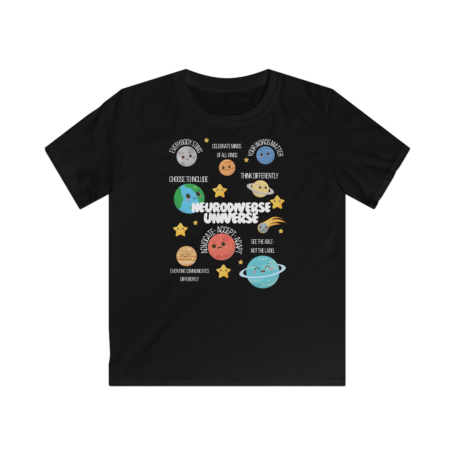 Kids Neurodiverse Universe Shirt