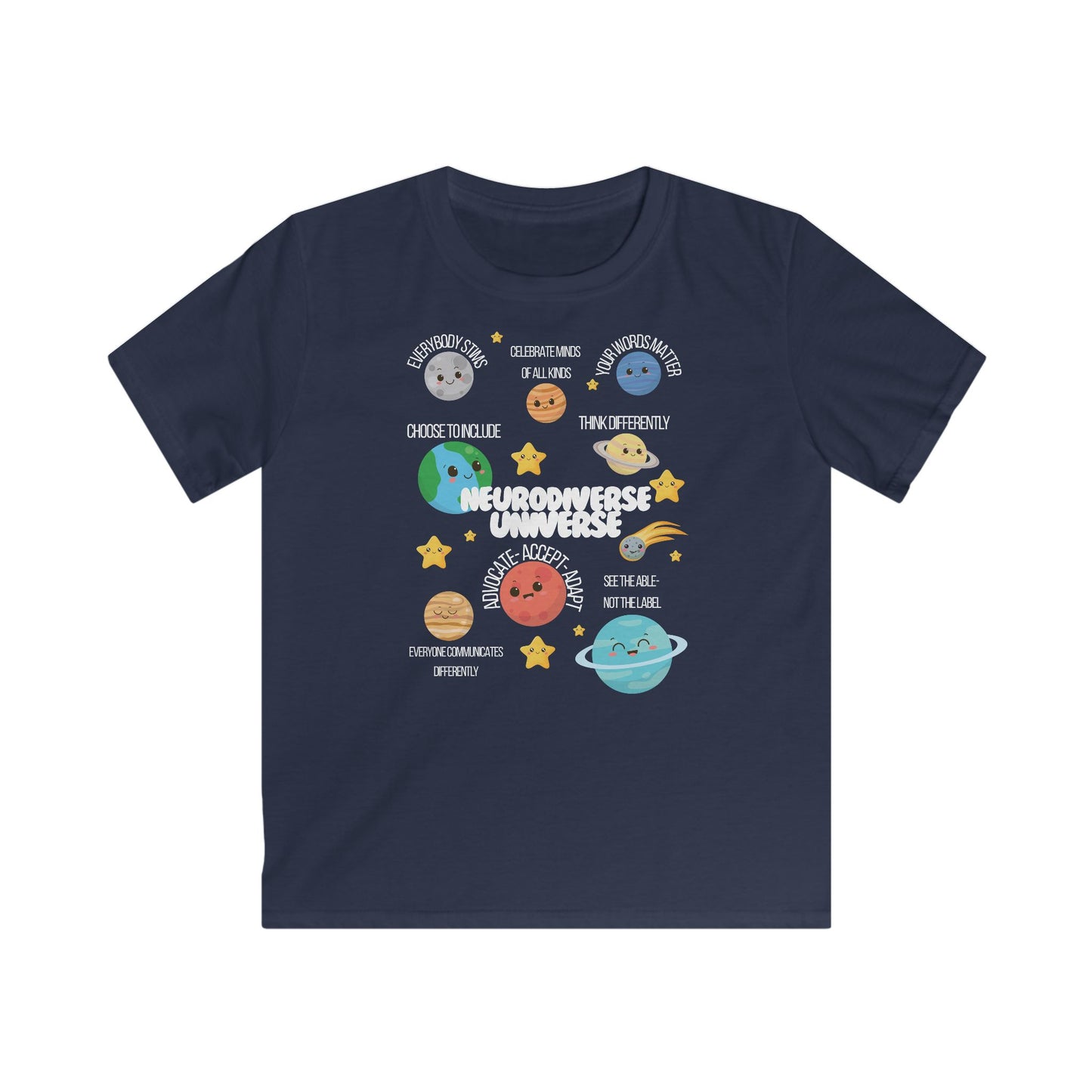 Kids Neurodiverse Universe Shirt