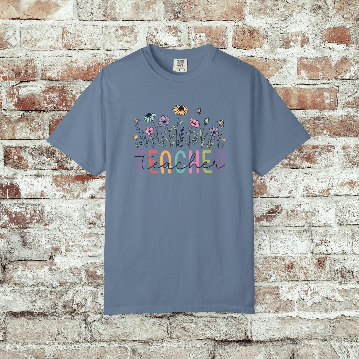 Wildflower Teacher Comfort Colors T-Shirt