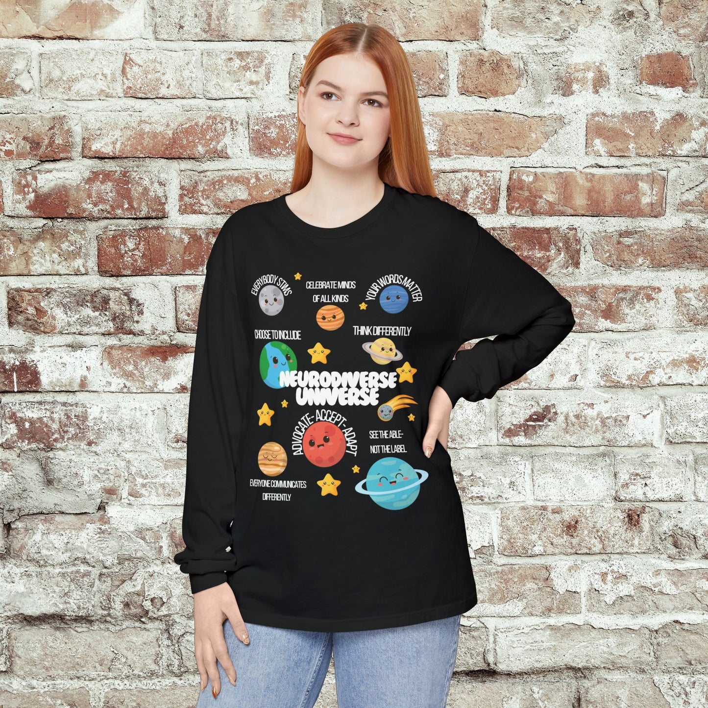 Neurodiverse Universe Long Sleeve Tee