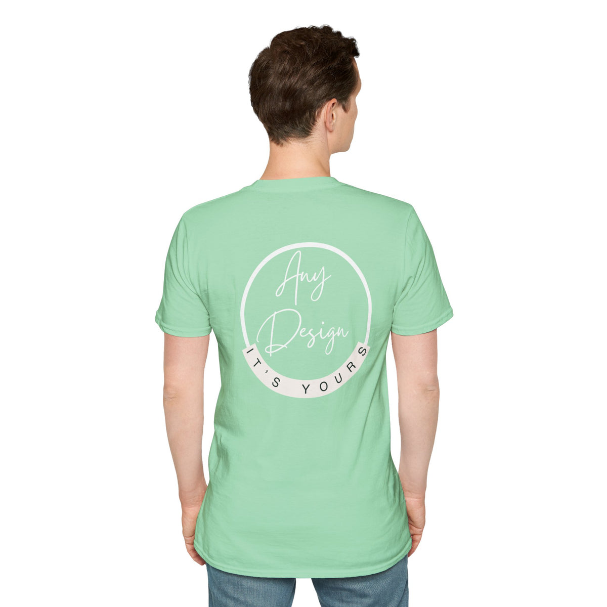 Personalizable Unisex Softstyle T-Shirt- Back Print Only!