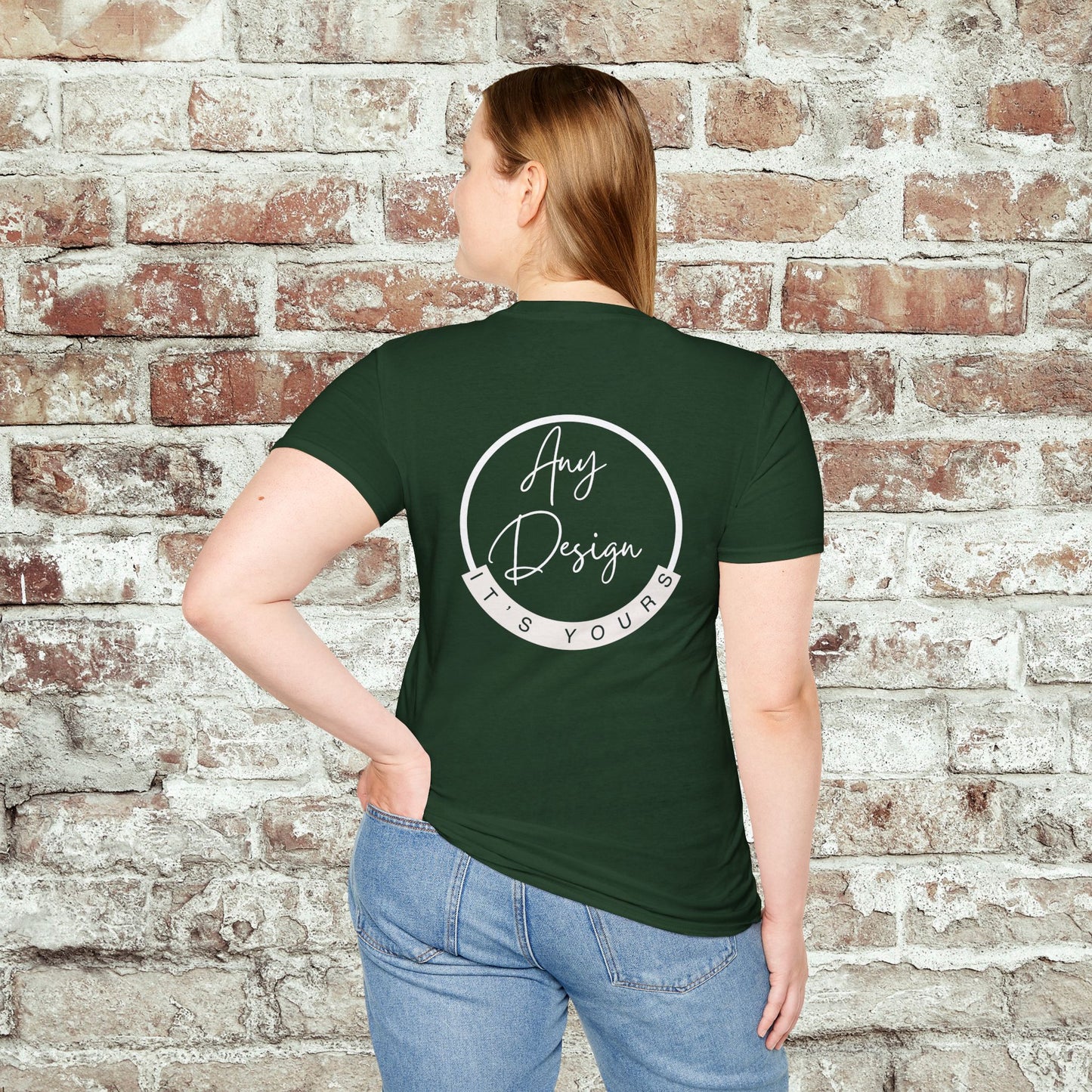 Two Areas- Personalized Unisex Softstyle T-Shirt